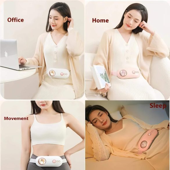 HappyPet Comfort - Menstruasjonsmassasje belte (hvit)