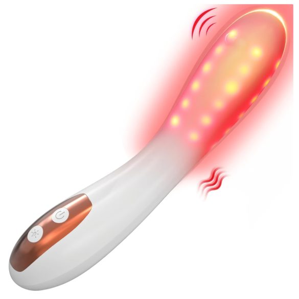 IntiGlow - Foryngende LED G-punkt vibrator (hvit)