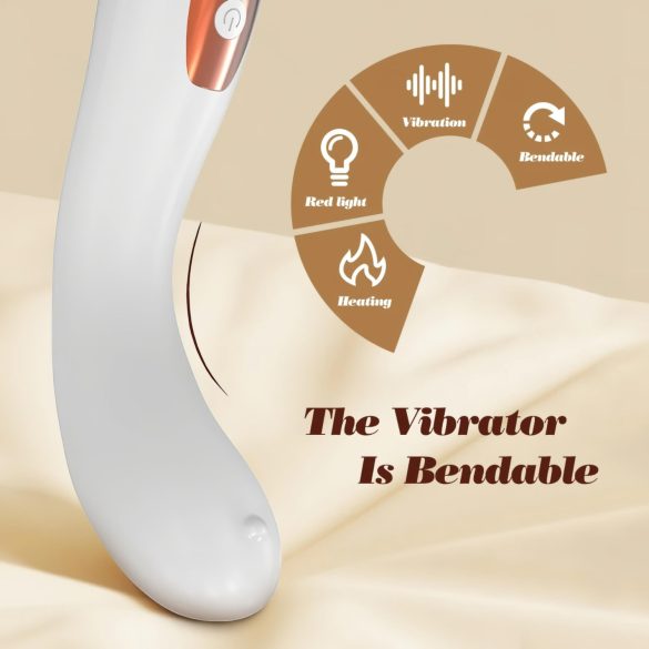 IntiGlow - Foryngende LED G-punkt vibrator (hvit)