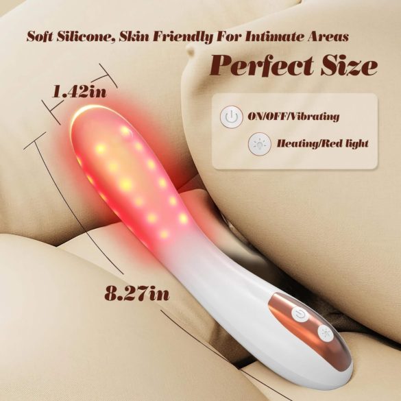 IntiGlow - Foryngende LED G-punkt vibrator (hvit)