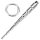 Rustfritt stål dilator - M (sølv)