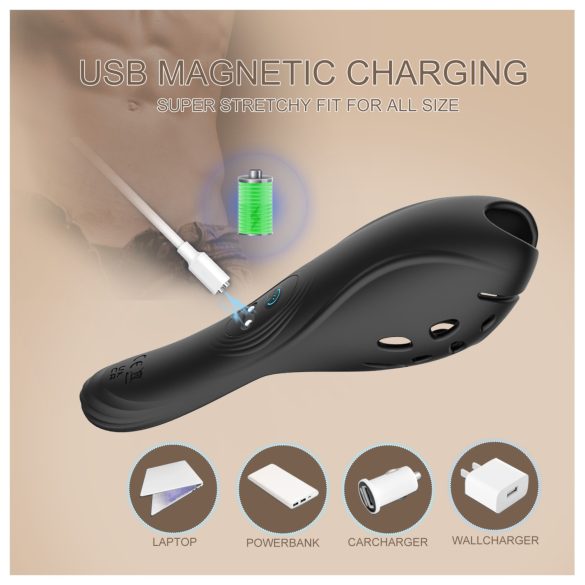 Biu-Biu - penisvibrator (svart)