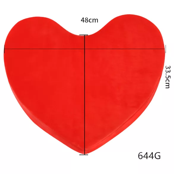 Desirel Magic Pillow - hjerteformet sexpute (rød)