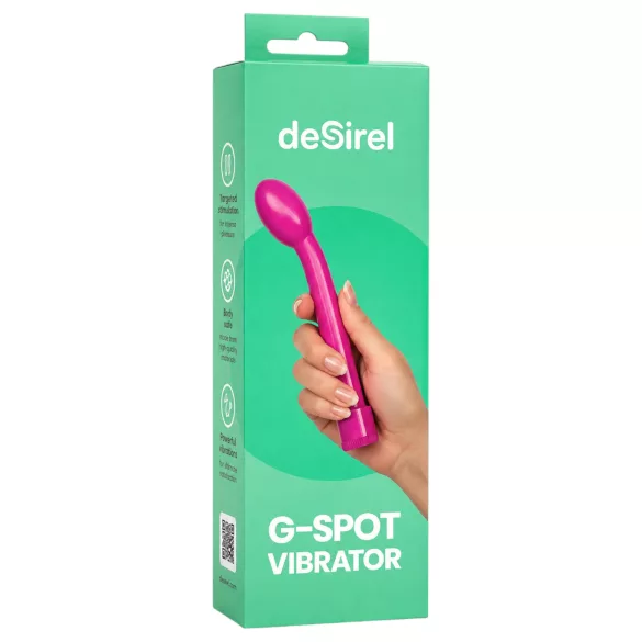 Desirel - buet G-punkt‑vibrator (rosa)