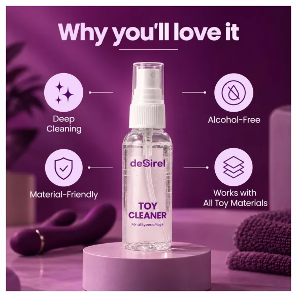 Desirel - desinfiserende rengjøringsspray (50 ml)