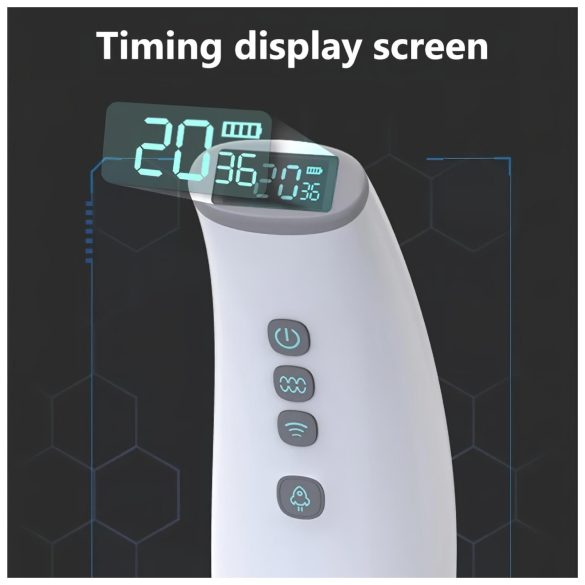 Lonely - sugende, oppvarmet masturbator med lydeffekter (hvit)