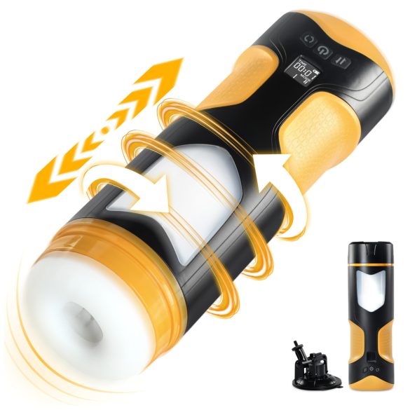 Lonely - støtende og roterende masturbator (svart)