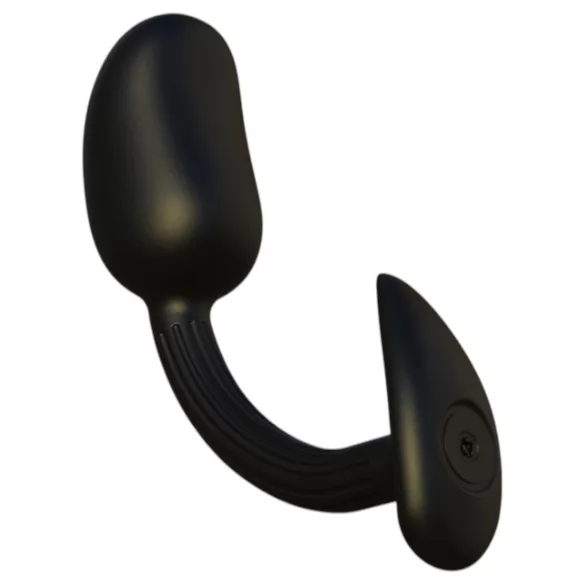 Kangvo - magnetisk oppblåsbar prostataplugg med rullekule (svart)
