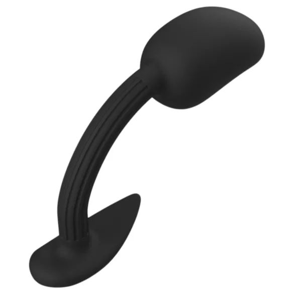 Kangvo - magnetisk oppblåsbar prostataplugg med rullekule (svart)