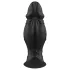 Kangvo - magnetisk oppblåsbar silikon­dildo (svart)