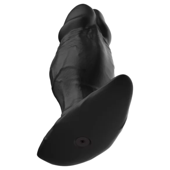Kangvo - magnetisk oppblåsbar silikon­dildo (svart)