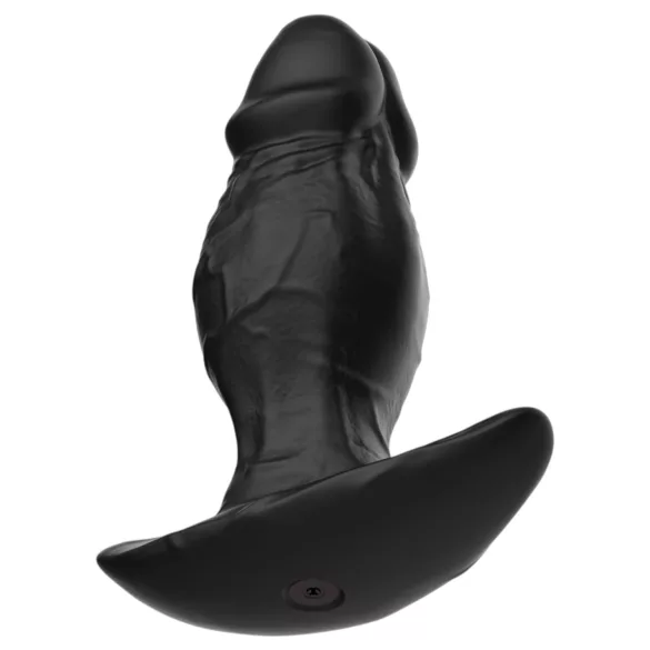 Kangvo - magnetisk oppblåsbar silikon­dildo (svart)