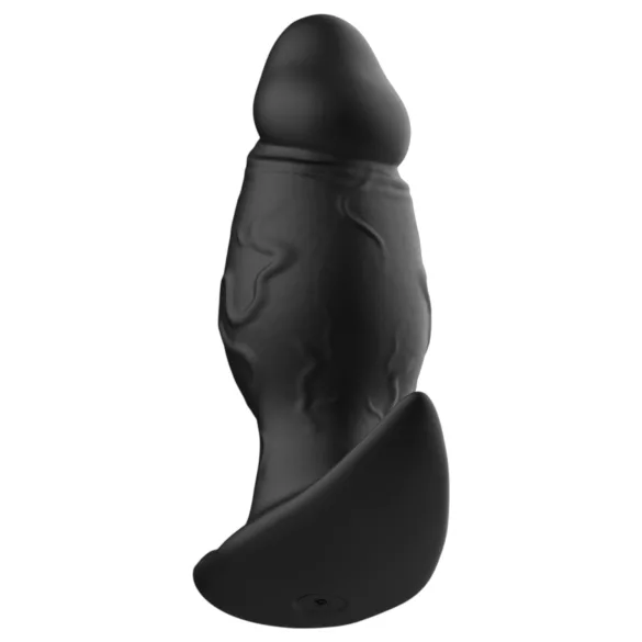 Kangvo - magnetisk oppblåsbar fantasidildo stor (svart)