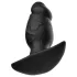 Kangvo - magnetisk oppblåsbar fantasidildo stor (svart)