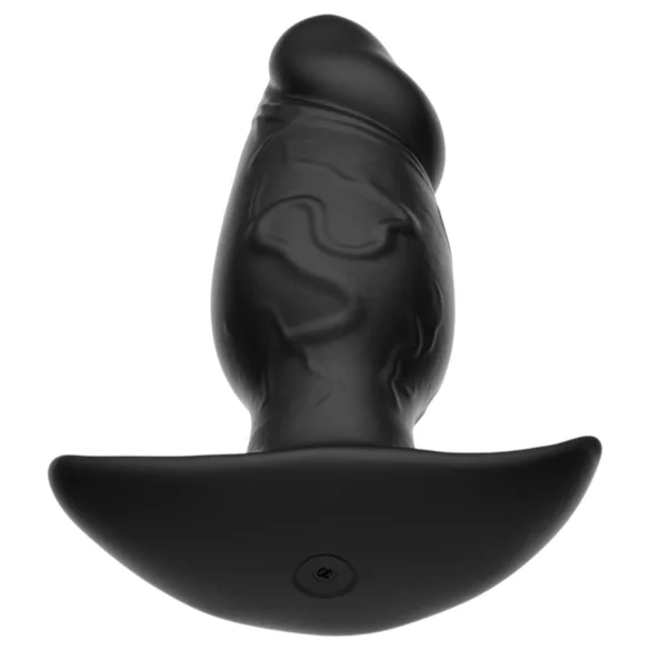 Kangvo - magnetisk oppblåsbar fantasidildo stor (svart)