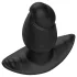 Kangvo - magnetisk oppblåsbar fantasidildo stor (svart)
