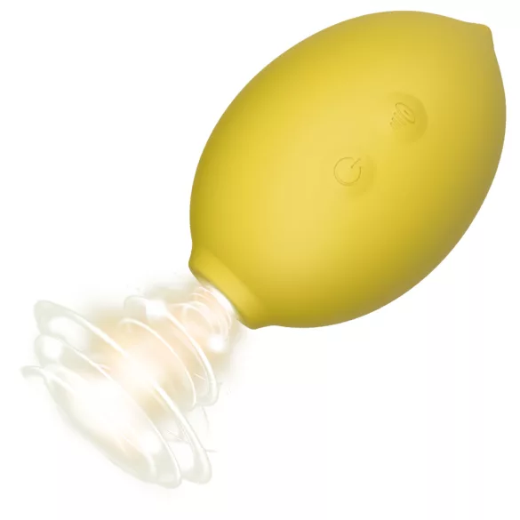Lemon Squeeze - klitorissuger‑vibrator formet som en sitron (gul)