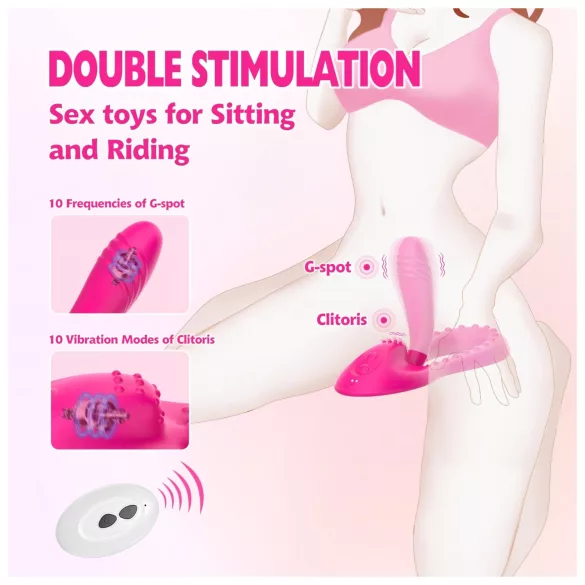 Mroow - fleksibel putevibrator (rosa)
