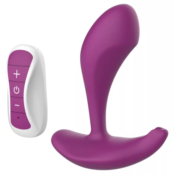 Mroow - analvibrator med fjernkontroll (lilla)