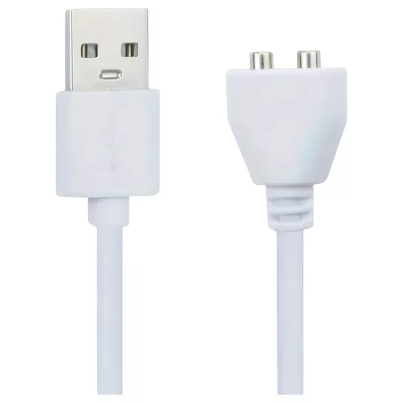 Pleasure Charge Loveline - magnetisk USB-ladekabel (hvit)