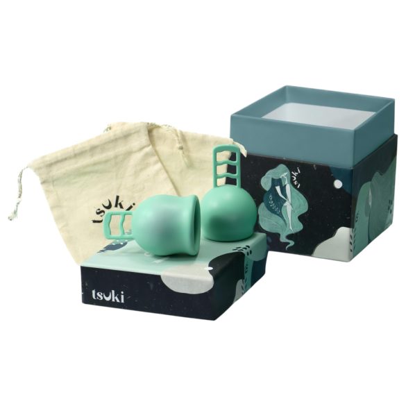 Tsuki Rhea α og β menstruasjonskopp-pakke