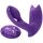 Inya Bump-N-Grind - trådløs, varmende 2in1 klitorisvibrator (lilla)