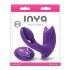 Inya Bump-N-Grind - trådløs, varmende 2in1 klitorisvibrator (lilla)