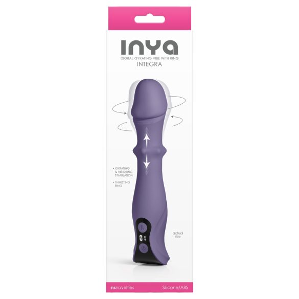 NS Novelties - støtende, roterende vibrator (lilla)