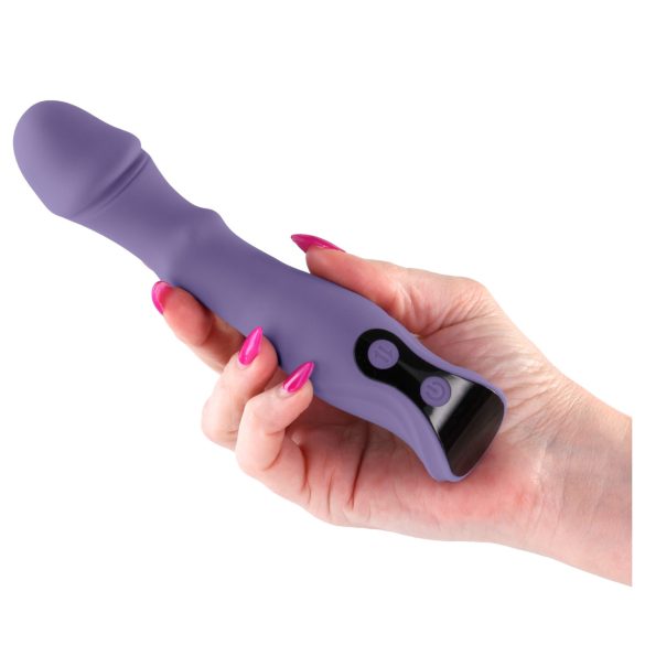 NS Novelties - støtende, roterende vibrator (lilla)