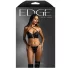 Edge By Fantasy - sett i skinnlook for menn (svart) - L/XL