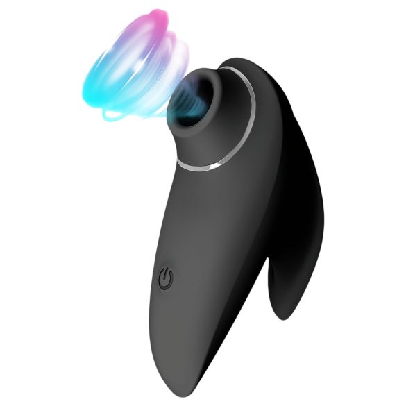 AlvUp - Luftbølget Klitoris Stimulator Vibrator (Svart)