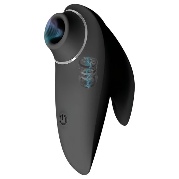 AlvUp - Luftbølget Klitoris Stimulator Vibrator (Svart)