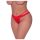 Magic Silk - dobbel stroppe, blonde tanga (rød)