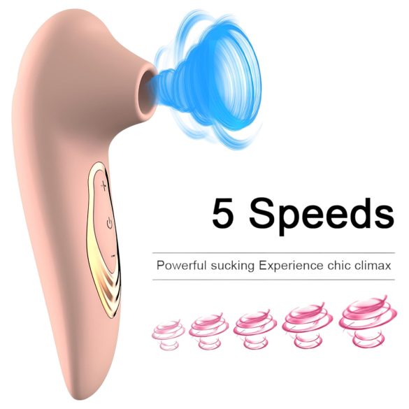 AlvUp - bølgeluft klitorisstimulator vibrator (rosa)