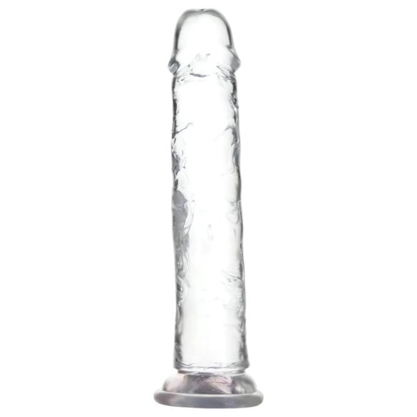 Addiction Crystal - sugekoppdildo (gjennomsiktig) - 20cm