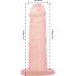 Avhengighet Cocktail – sugekopp dildo (fersken)