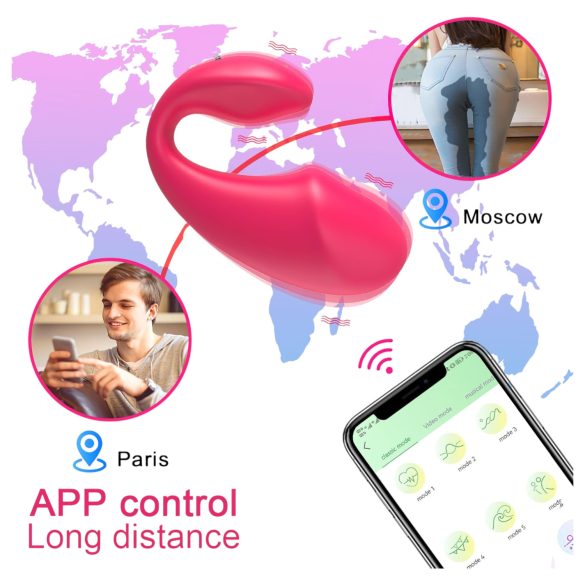 AlvUp - vibrerende egg (rosa)