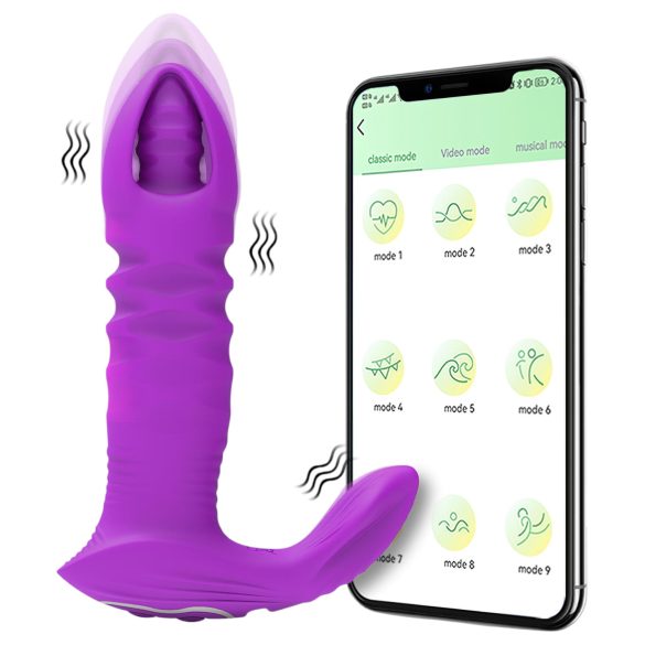 AlvUp - smart støtvibrator for anal (lilla)