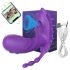 AlvUp - oks, suge og vibrerende bærbar vibrator (lilla)