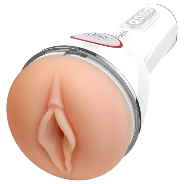 LETEN SM340 - oppladbar, vibrerende, sugende, stønnende masturbator
