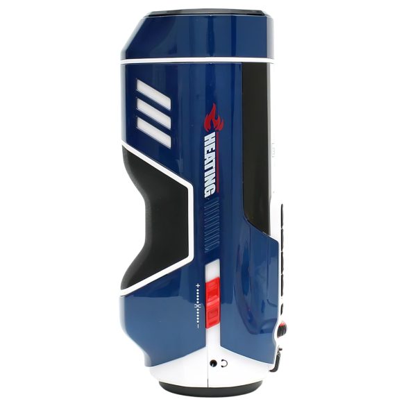 Leten SM Future Pro - elektrisk støt, lyder, strammende, oppvarmende masturbator (blå)