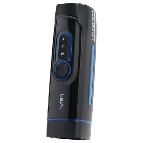 Leten SM320 - stønner, støter, oppvarmende masturbator (svart)