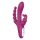 Sex HD Joker - oppladbar, vanntett trearmet vibrator (lilla)