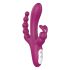 Sex HD Joker - oppladbar, vanntett trearmet vibrator (lilla)