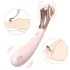 Sex HD - oppladbar, vanntett vibrator og kilhjul (rosa)