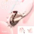 Sex HD - oppladbar, vanntett vibrator og kilhjul (rosa)