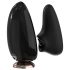 Sex HD Speil - varmende slikkevibrator (svart)