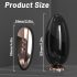 Sex HD Speil - varmende slikkevibrator (svart)