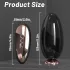 Sex HD Speil - varmende slikkevibrator (svart)