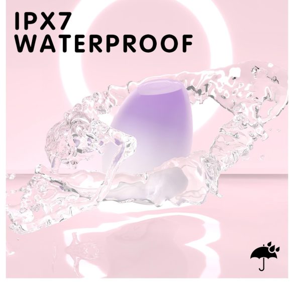 Sex HD - 2-i-1 brystvorte- og klitorisvibrator (lilla)